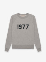 Essentials Crewneck 1977 Sweatshirt – Dark Gray