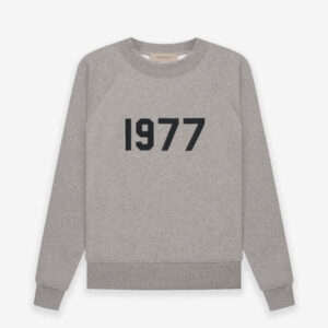 Essentials Crewneck 1977 Sweatshirt – Dark Gray