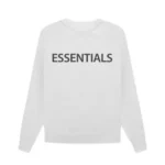 Essentials Overlapped Sweater White