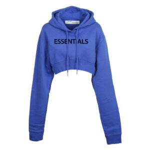 Essentials Oversized Cropped Hoodie