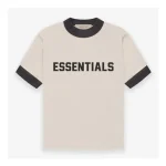 Essentials Kids V-Neck Wheat T-Shirt