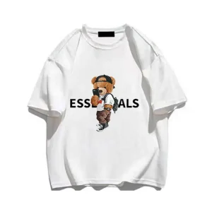 Essentials Luxury Galaxy Brand White T-Shirt