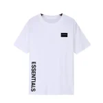 Essentials Side Print Logo White T-Shirt