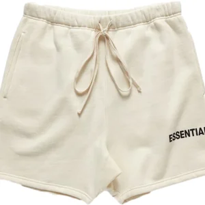 Fear of God Essentials Cream Sweat Shorts