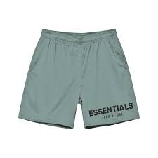Fear Of God Essentials Green Shorts